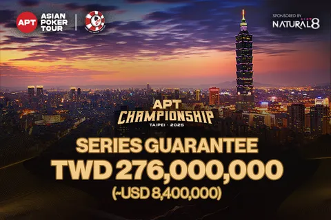 Asian Poker Tour Announces APTC 2025 Schedule & Championship Events With Over TWD 276M (~USD 8.4M) in Guarantees